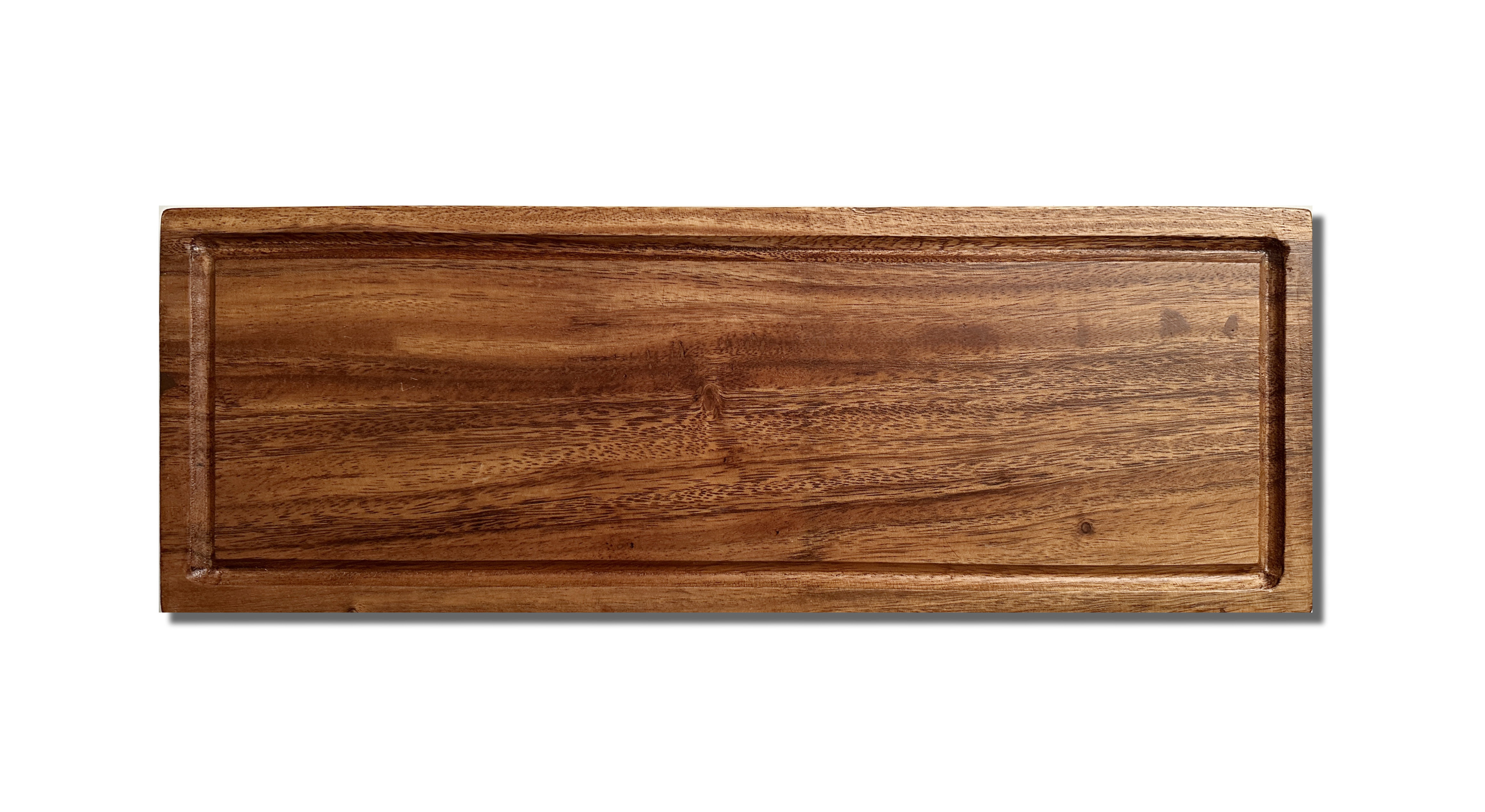51x18x2cm Wooden board in Acacia - Customizable / Planche à découper en Acacia personnalisable