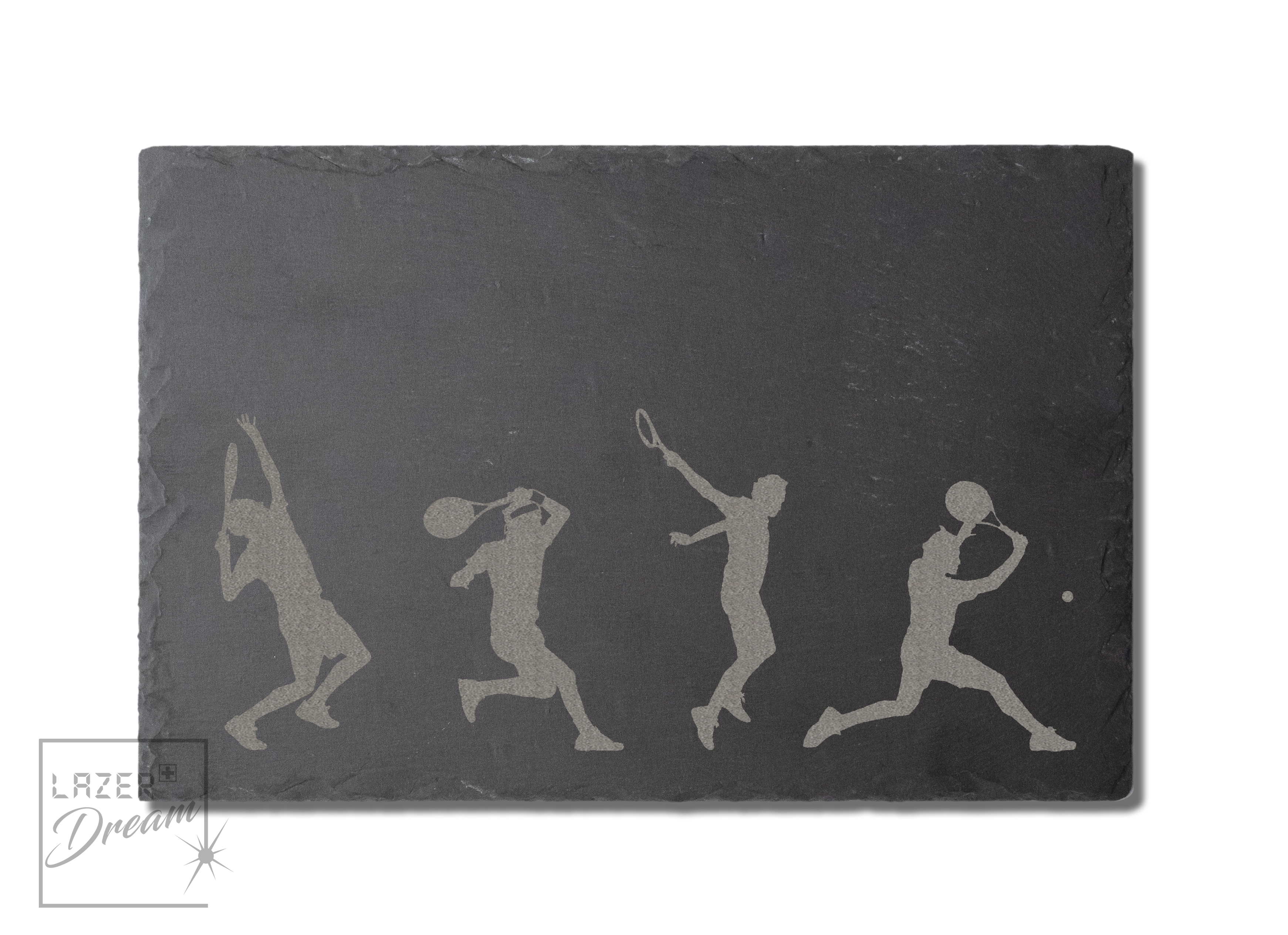 30x20cm Slate board with sports & hobbies motifs / Planche apéro en ardoise avec motifs sports et loisirs
