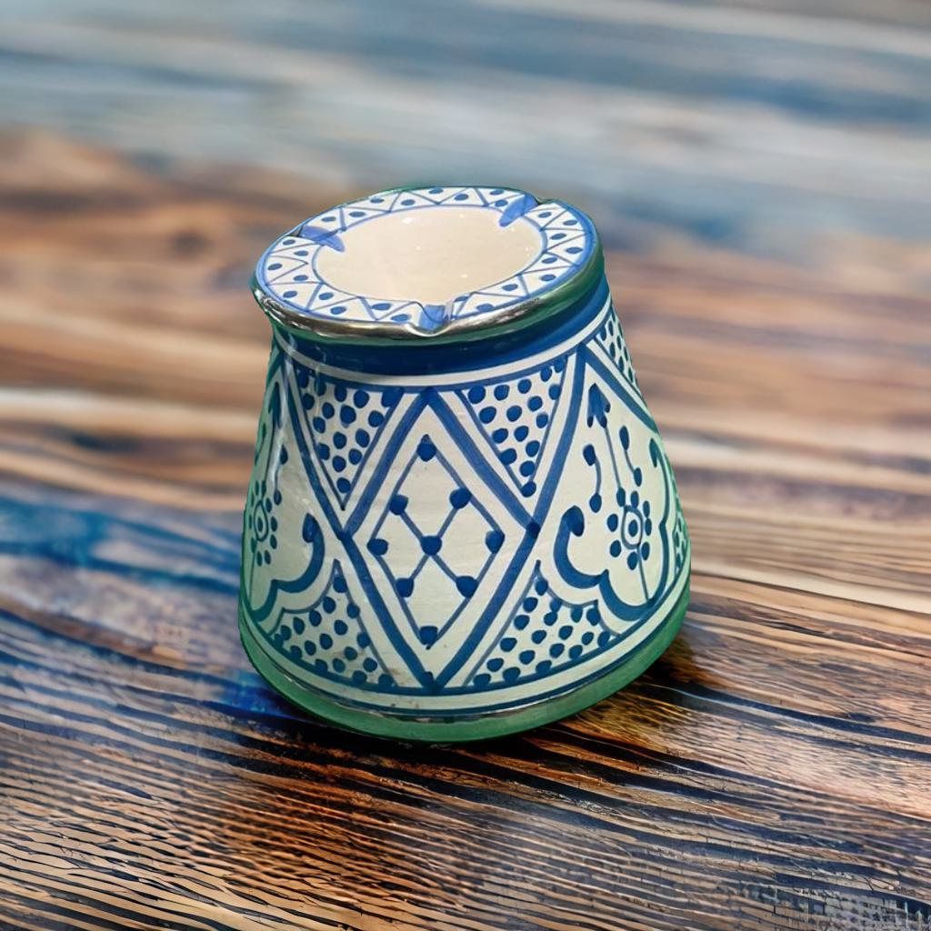 cendrier en céramique peint à la main