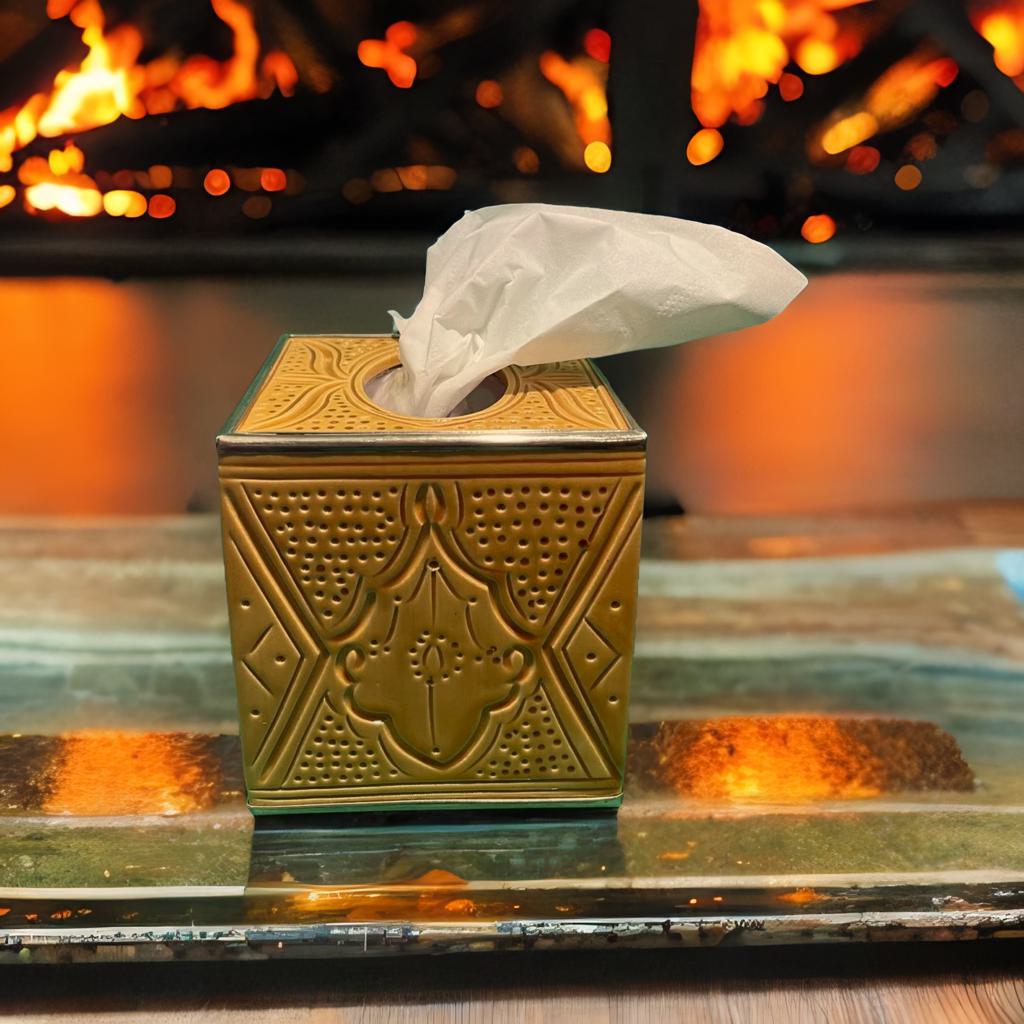 Boîte à mouchoirs décorative