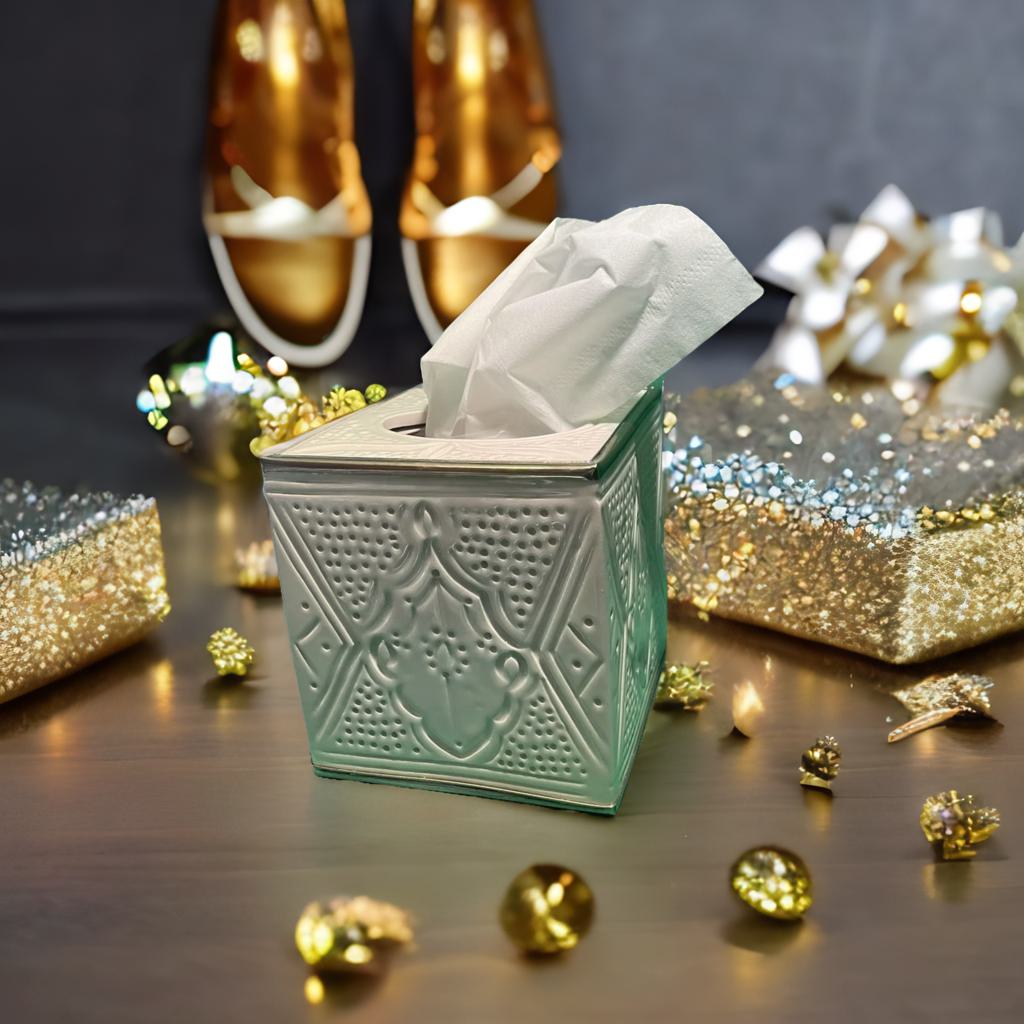 Boîte à mouchoirs décorative