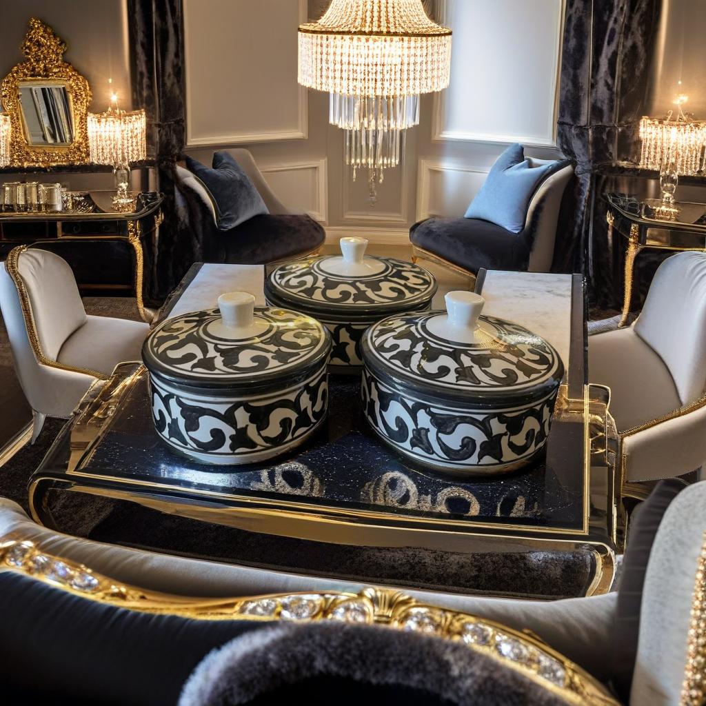 boites décoratifs en céramique