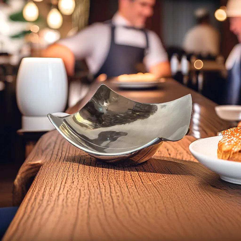 Bol en aluminum moderne