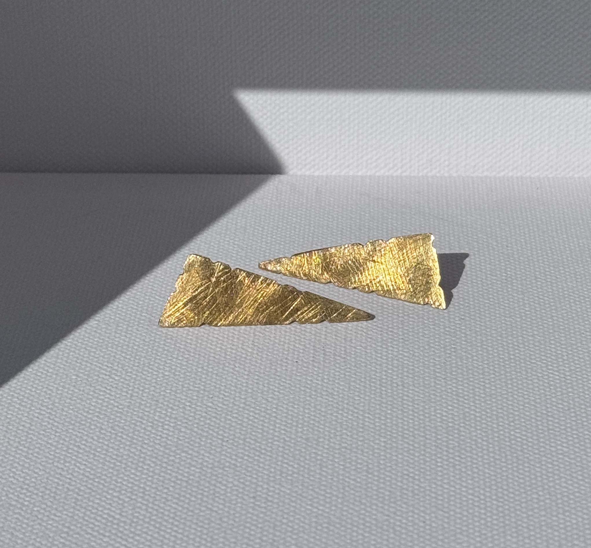 Gold plated pyramids 
