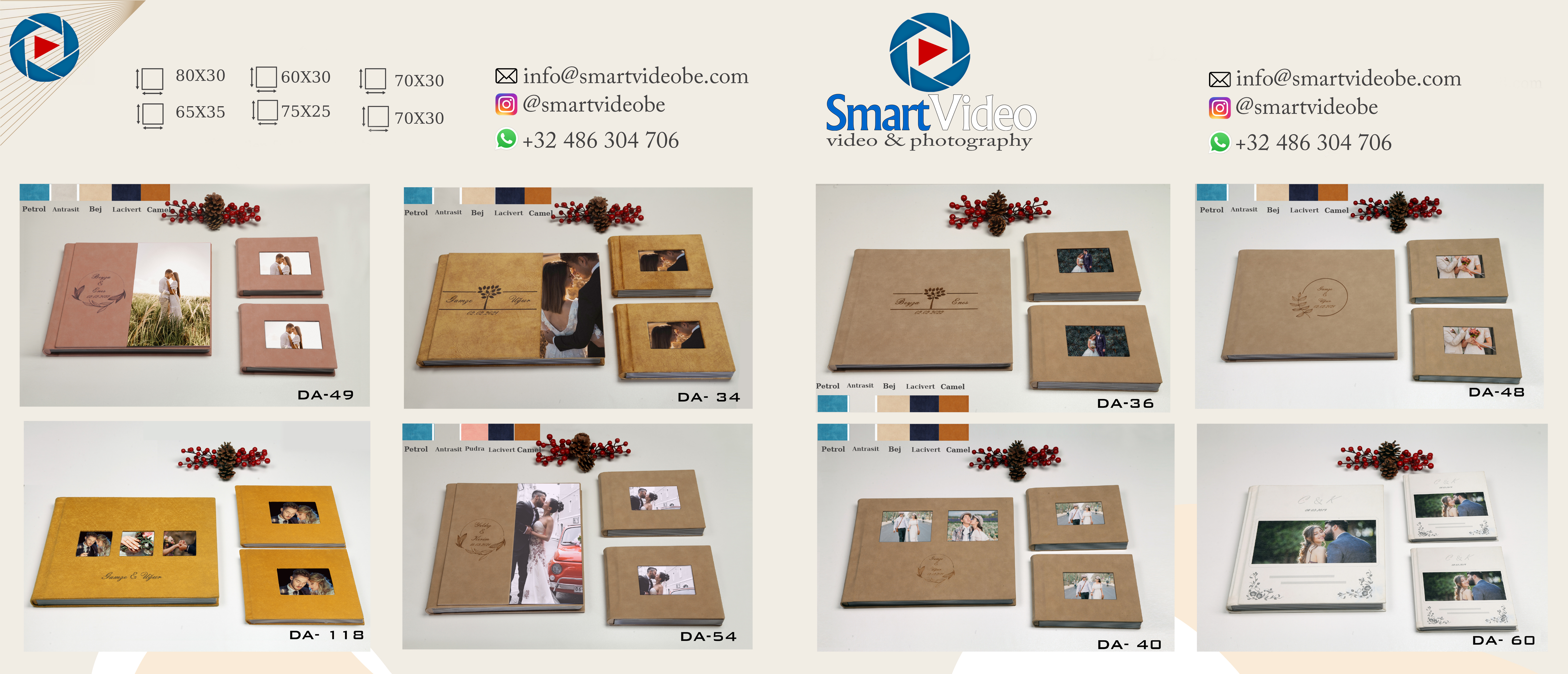 Photo Books 30x80 cm