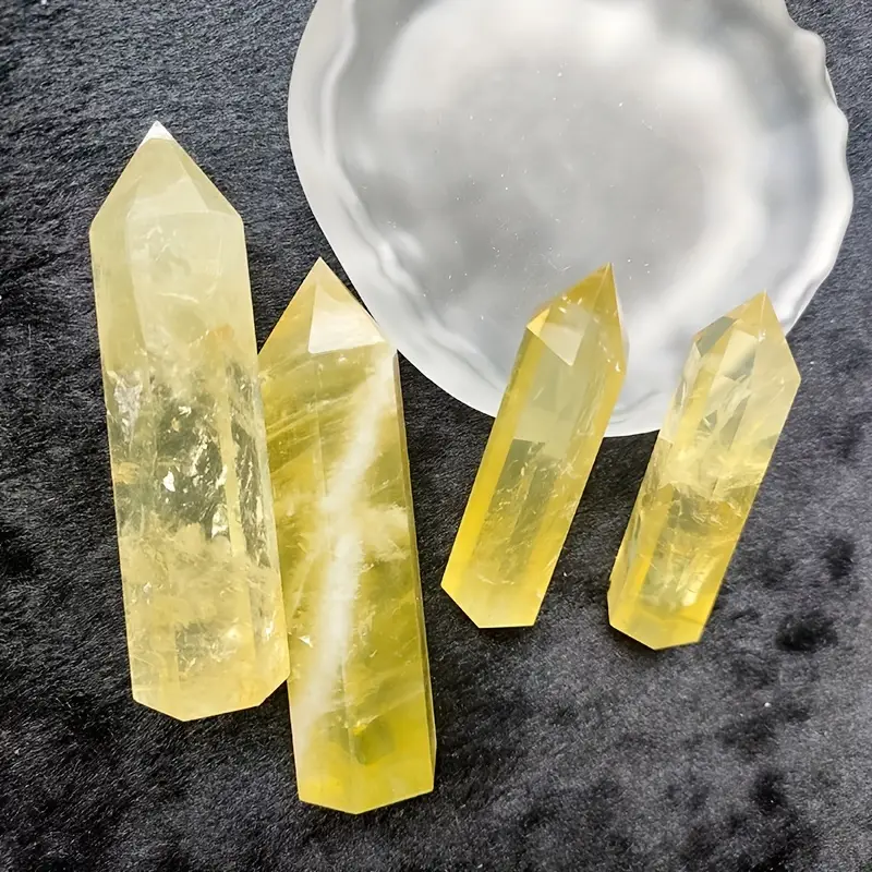 Natural Crystal Point Citrine Obelisk Yellow Quartz 