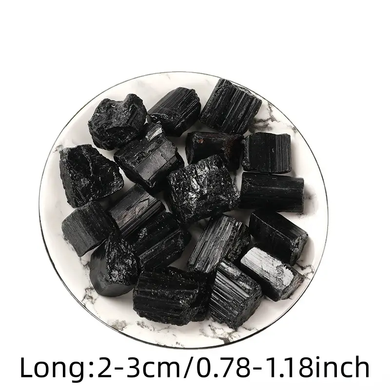 Raw Black Tourmaline Stones 
