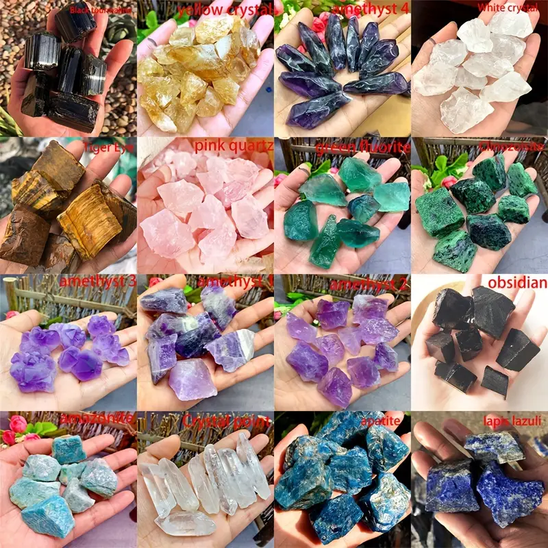 1pc Natural Labradorite Palm Stone