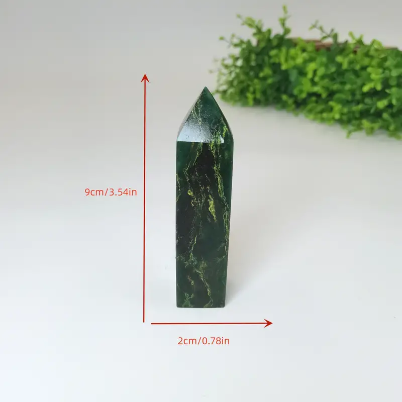 1pc Natural Emerald Single Pointed Quad