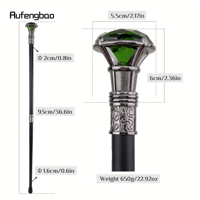 Green Emerald walking stick