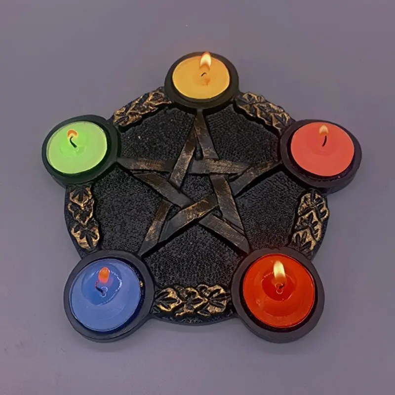 1pc Astrology Pentacle Altar Tray For Divination, 