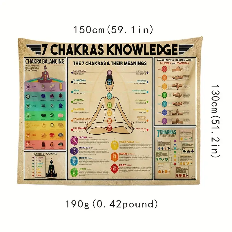 1PC Yoga Hobbies Tapestry