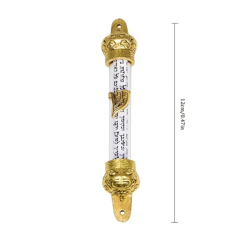 1pc/ 3 pcs Plated Crown Cover Mezuzah