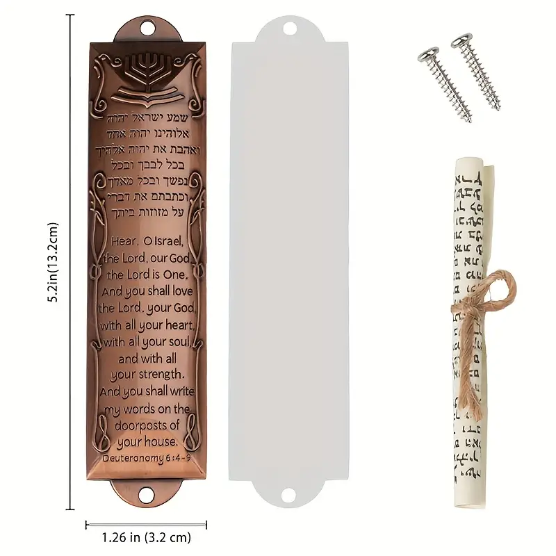 1pc, Metal Handicraft Door Pillar With Scroll Door