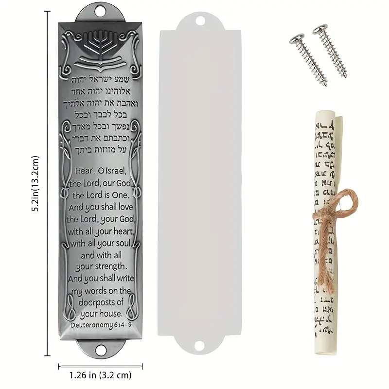 1pc, Metal Handicraft Door Pillar With Scroll Door
