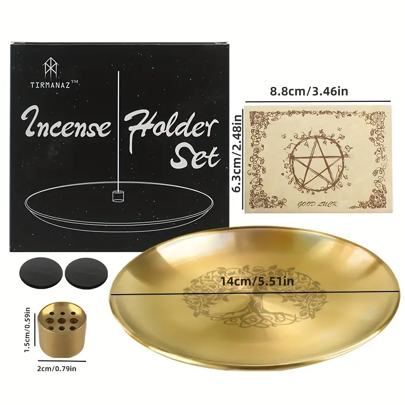 1pc Tree Of Life Metal Tray,