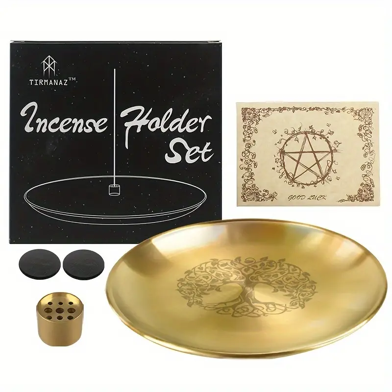 1pc Tree Of Life Metal Tray, 