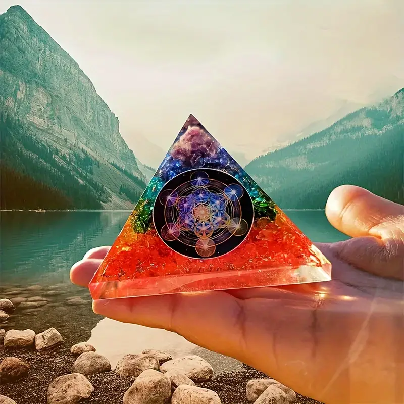 1PC Natural Crystal Metatron's Cube 