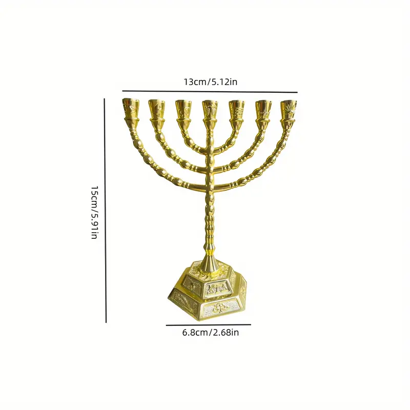 1pc  Jerusalem Temple 7-Candle Holder,