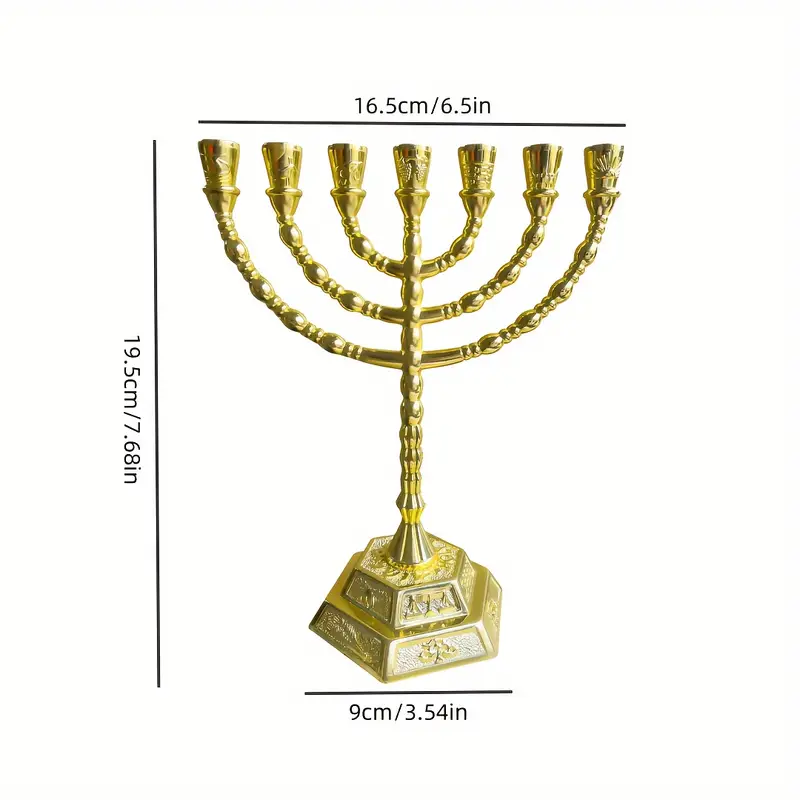 1pc  Jerusalem Temple 7-Candle Holder,