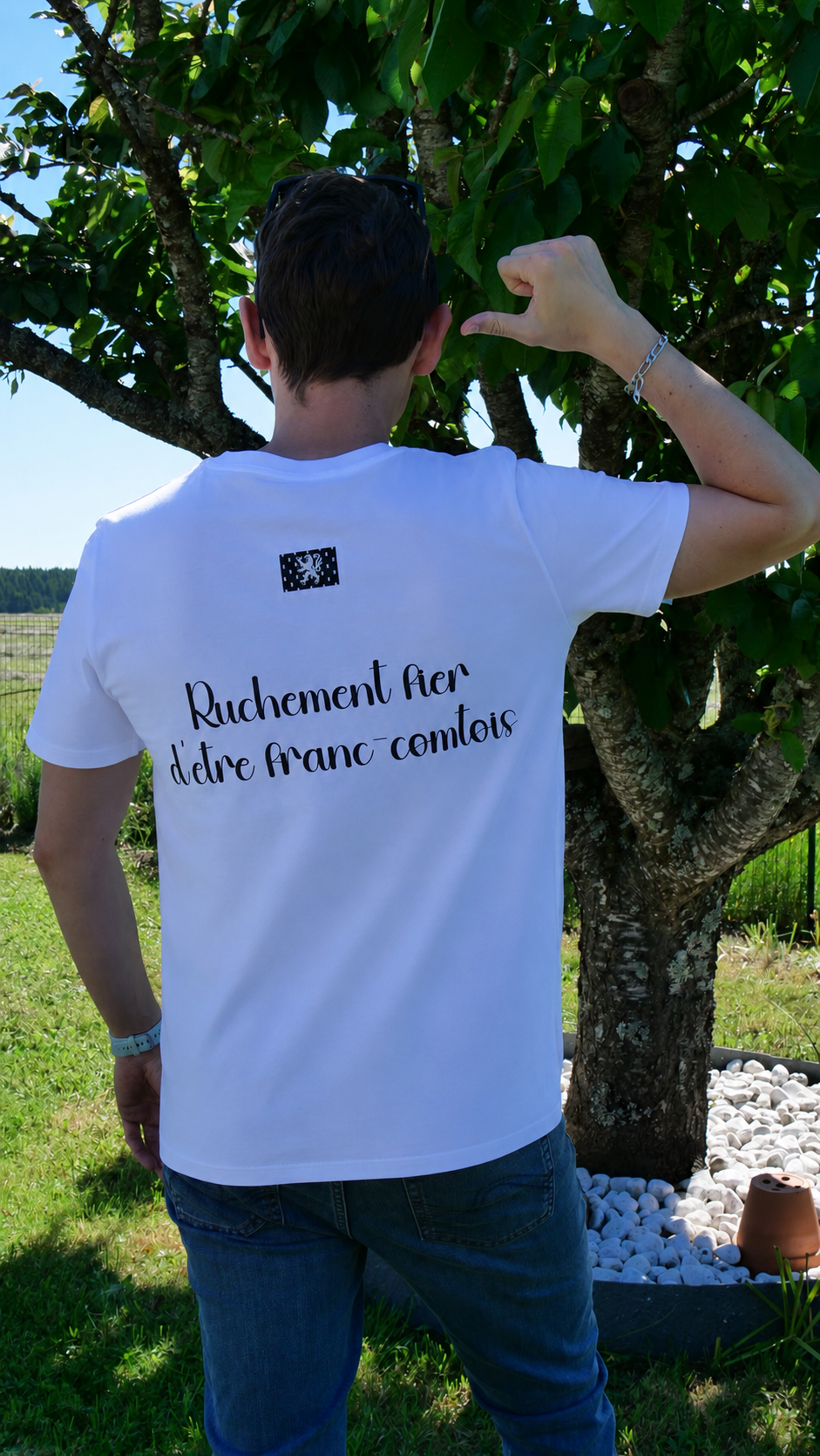 T-shirt "Ruchement fier d'etre Franc-comtois"