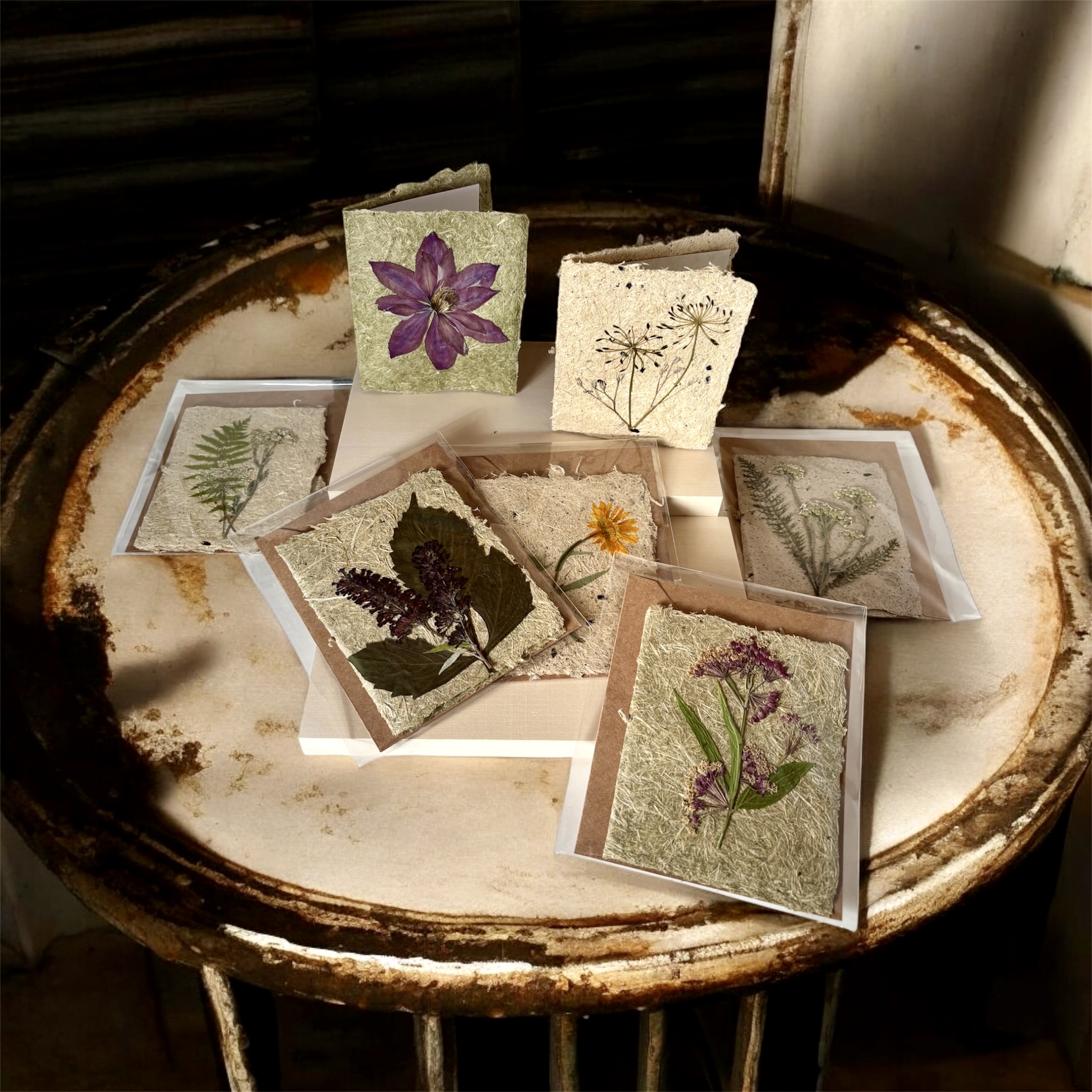 Handmade Floral Greeting Cards