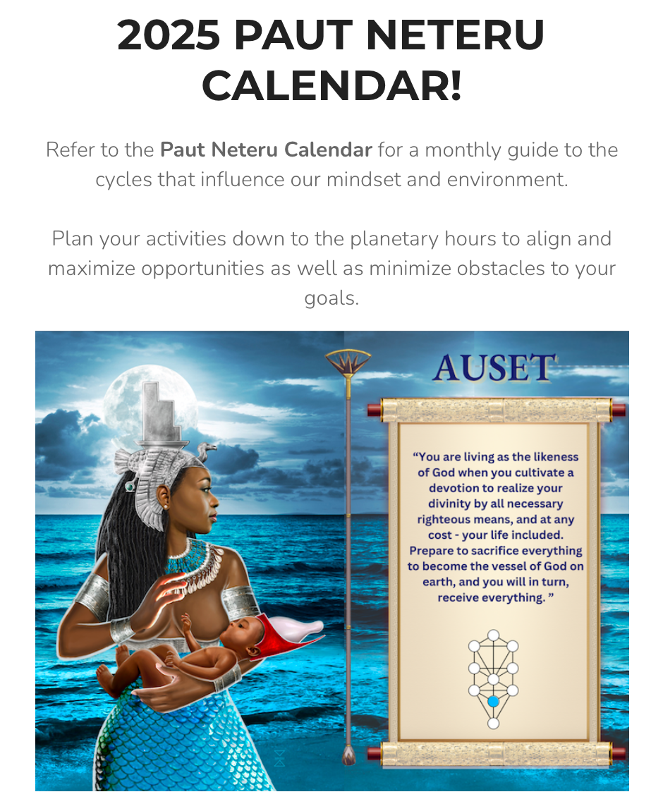 2025 Kamitic Calendar