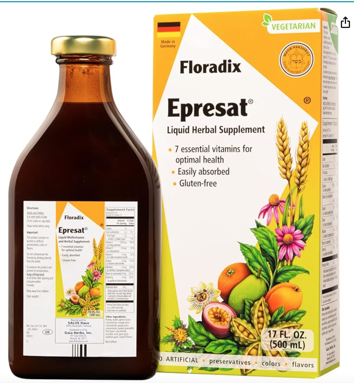 Floradix Epresat Adult Multivitamin