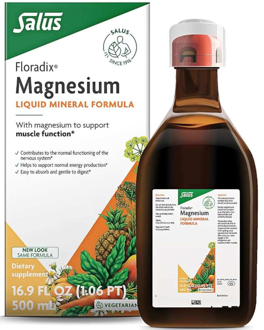 Floradix Magnesium Liquid Herbal & Mineral Supplement