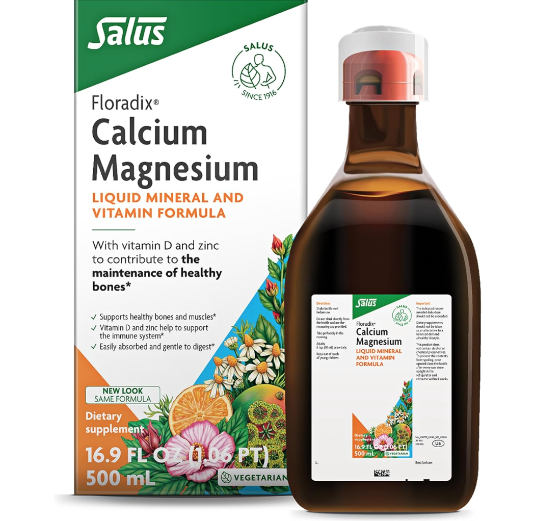 Floradix Calcium Magnesium Liquid Herbal & Mineral Supplement