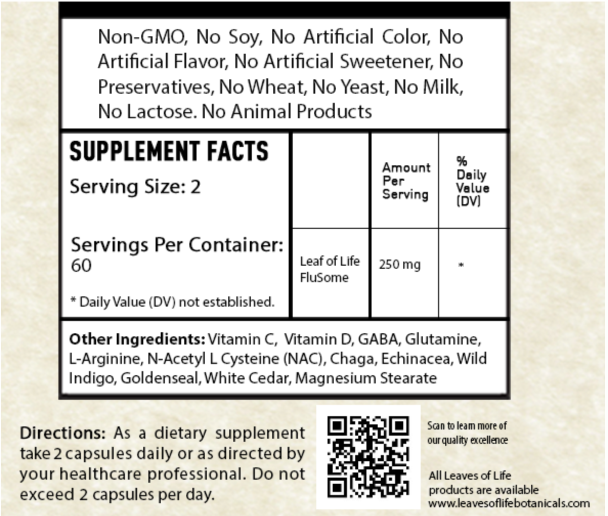 Leaf of Life Flusome Dietary Supplement