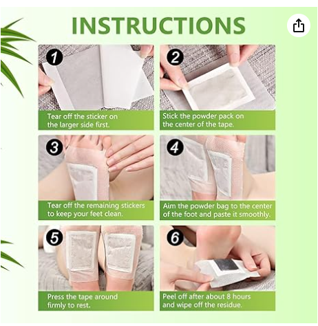 10 - Detox Foot Patches