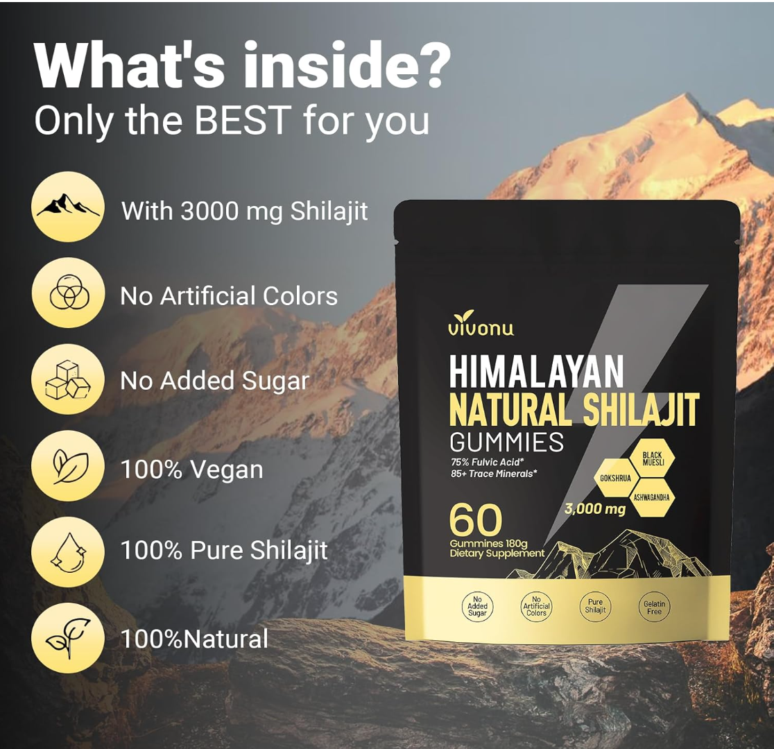 Himalayan Natural Shilajit Gummies
