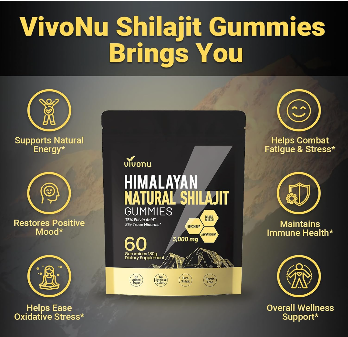 Himalayan Natural Shilajit Gummies