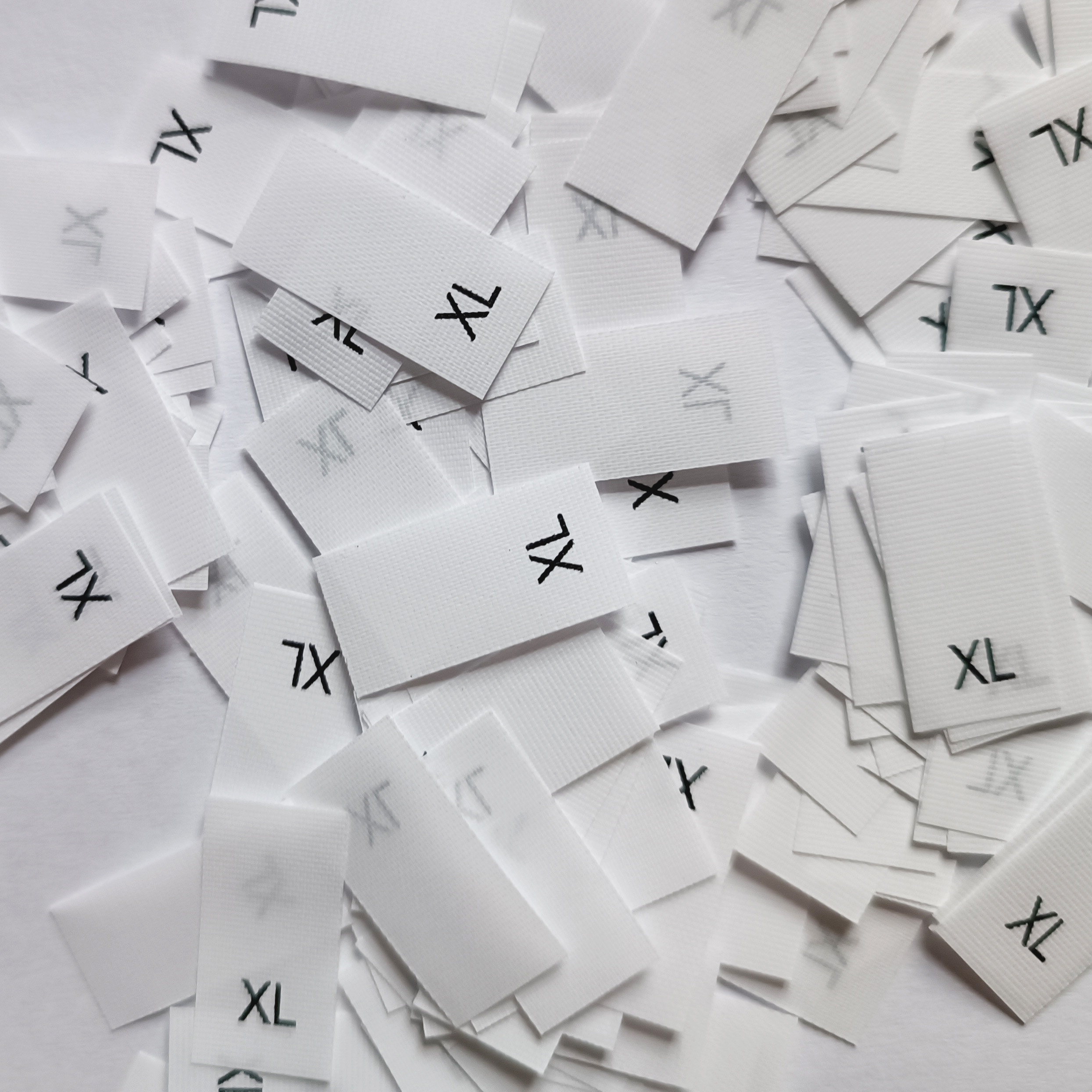 XL izmēru birkas 200gab.