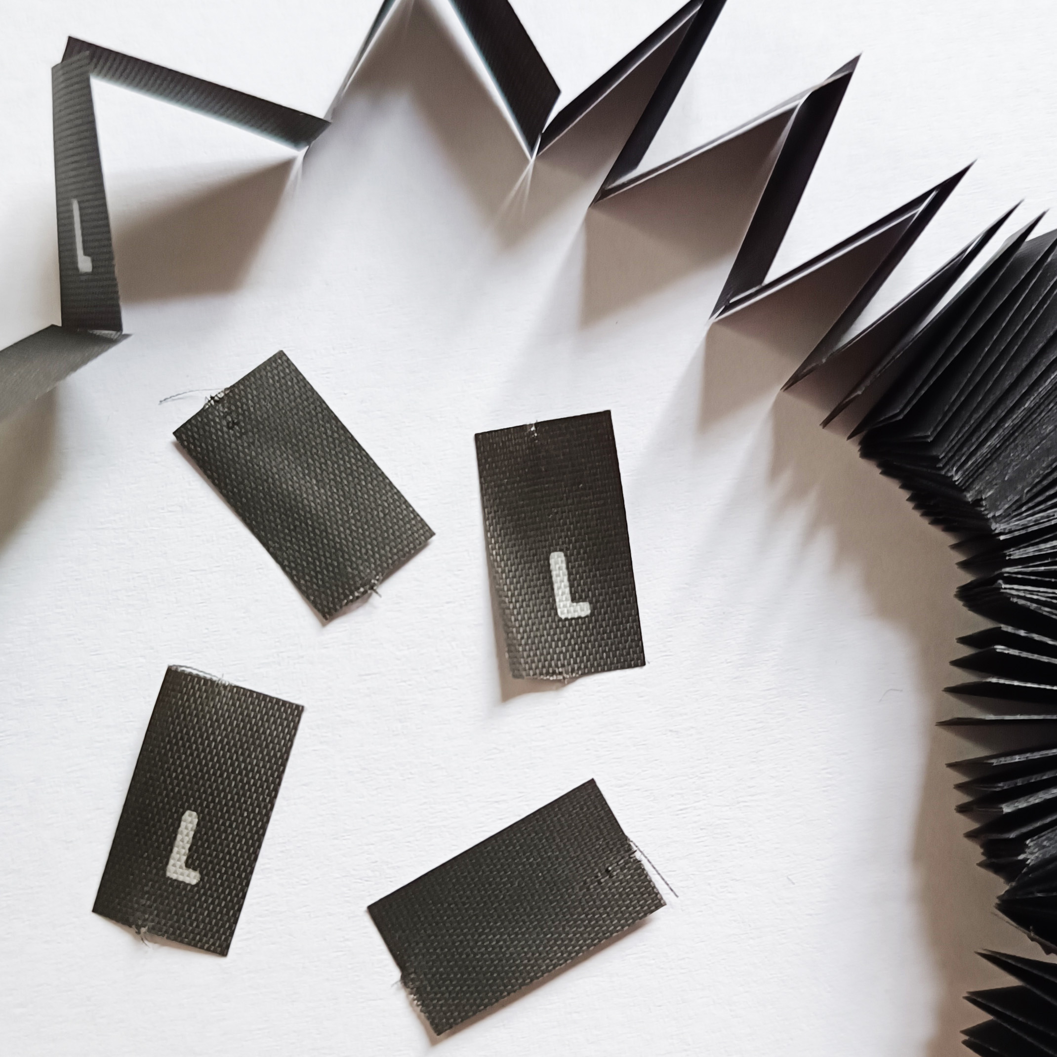 L izmēru birkas 200gab.