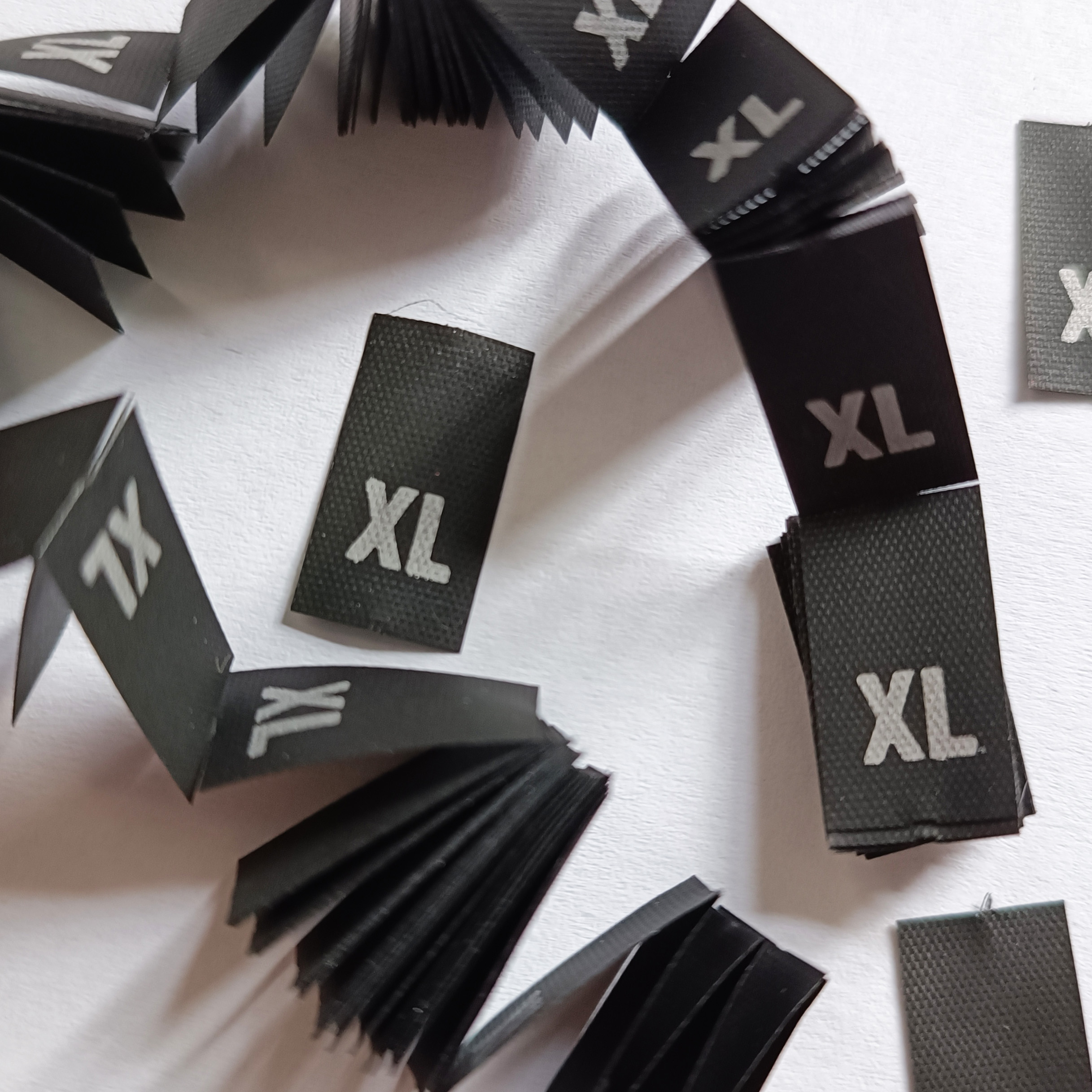 XL izmēru birkas 200gab.