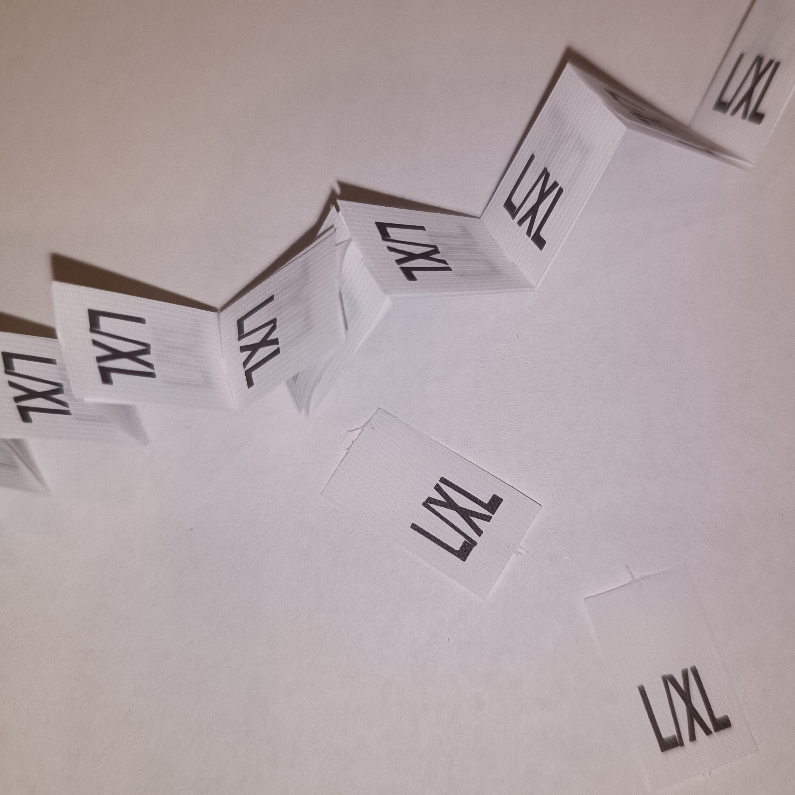 L/XL izmēru birkas 200gab.