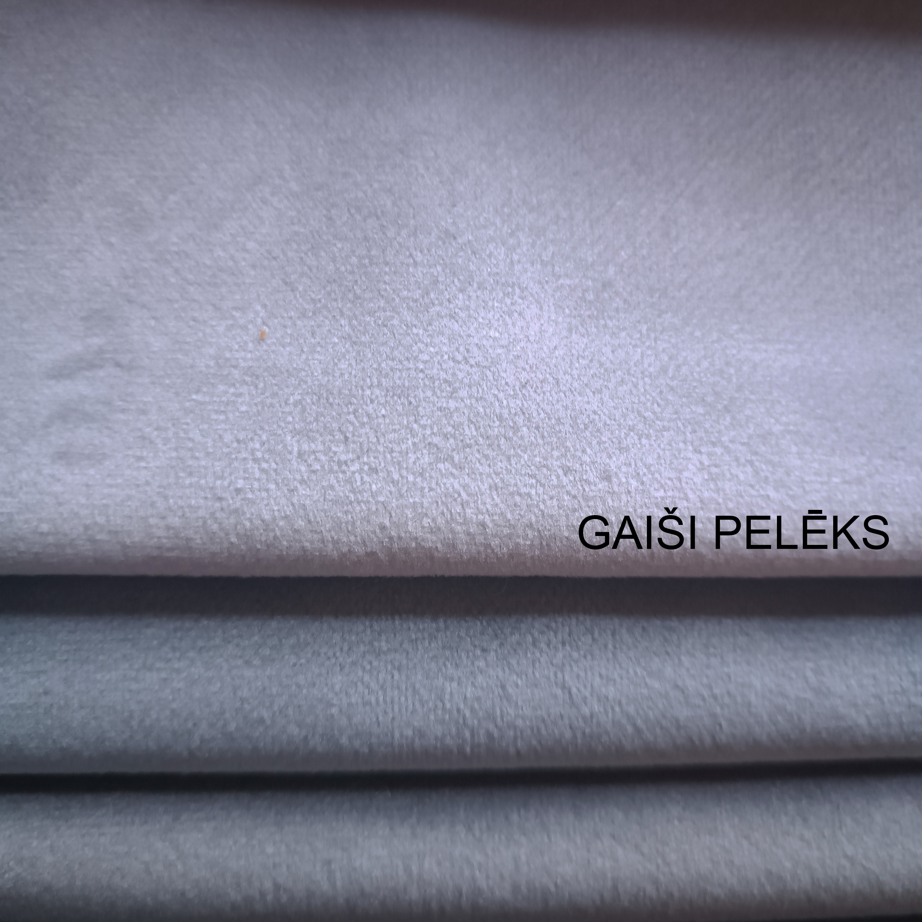 Gaiši pelēks velūrs Nr.03