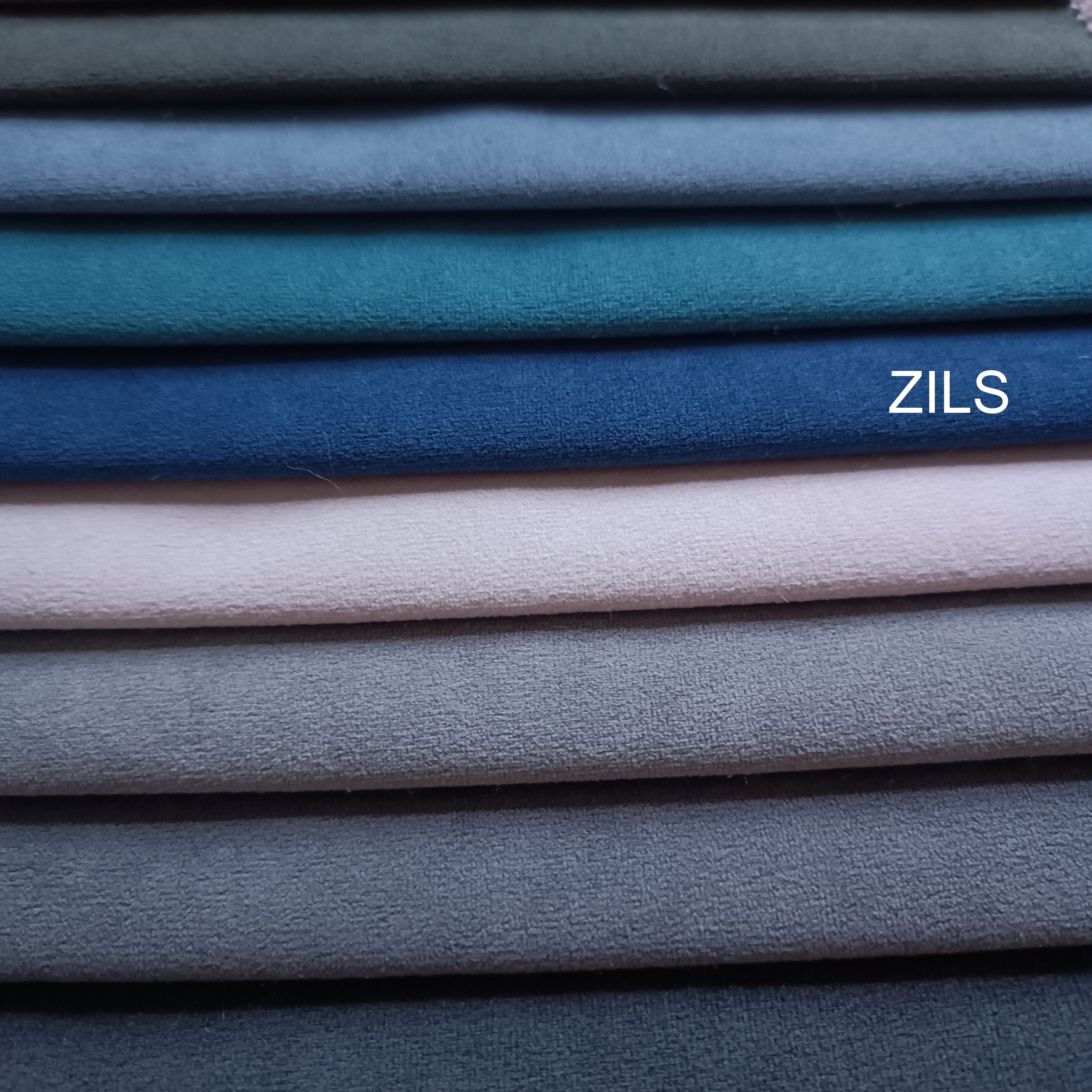 Zils matēts velūrs Nr.86