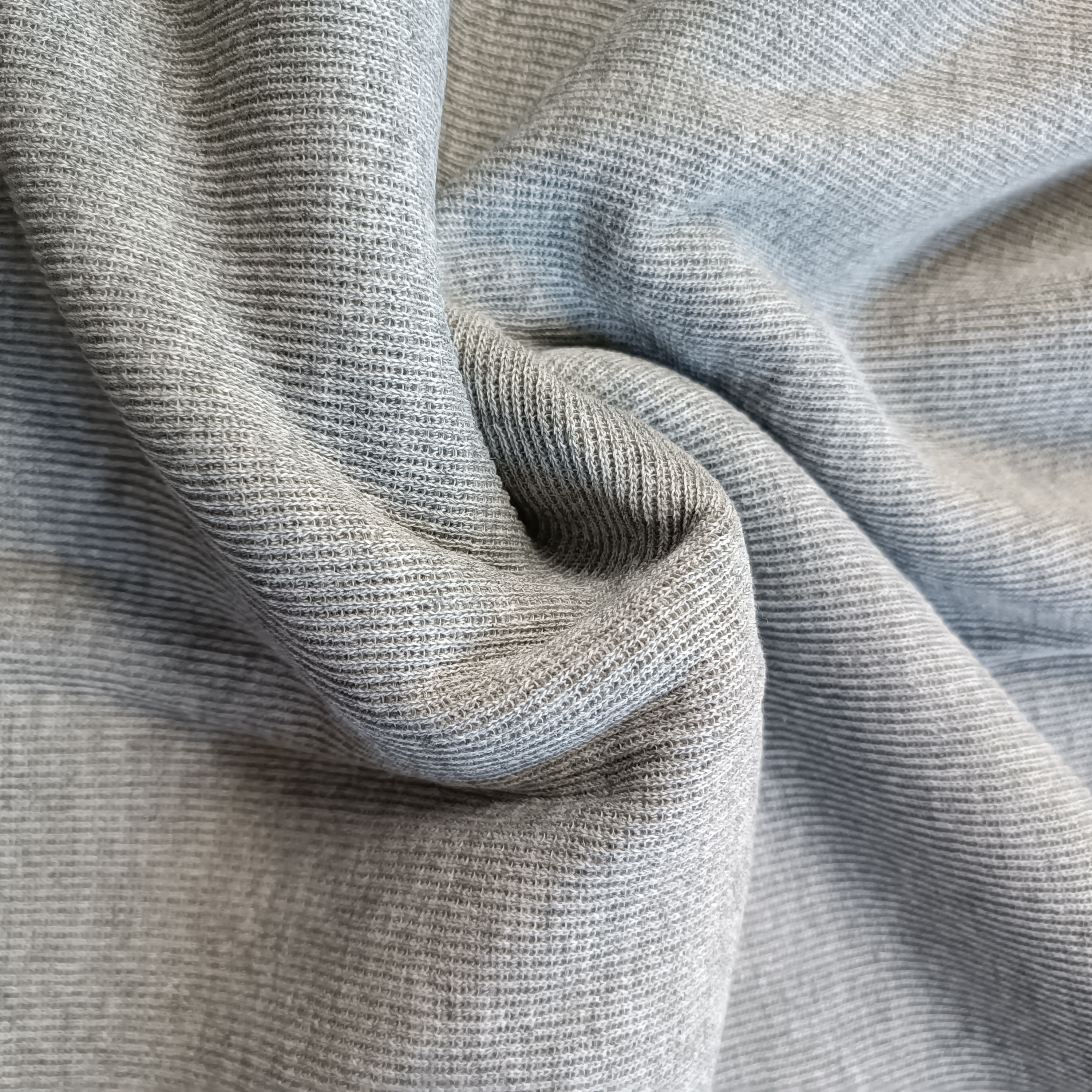 RIB trikotāža pelēks