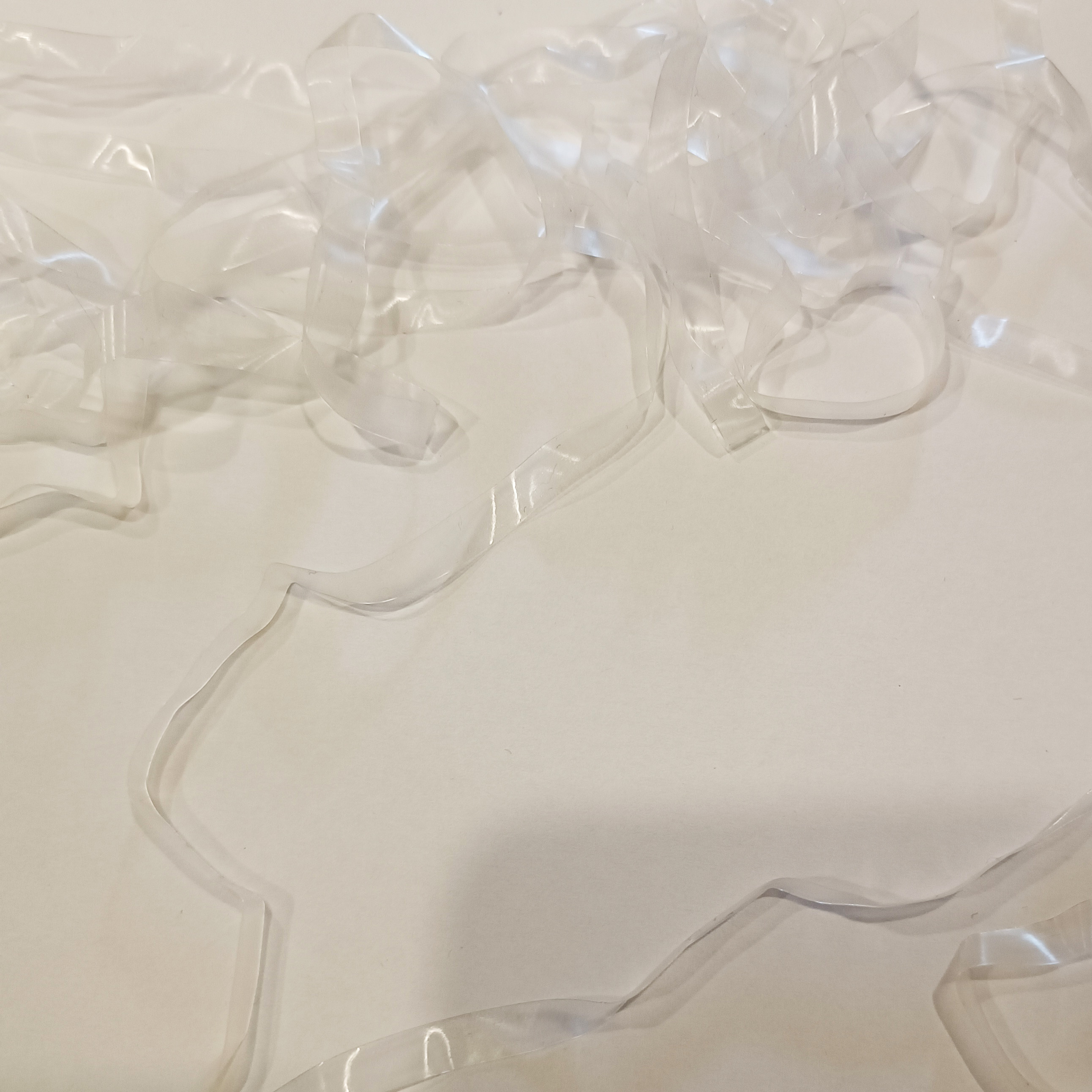 Silikona caurspīdīga elastīga lenta 5mm x 5m