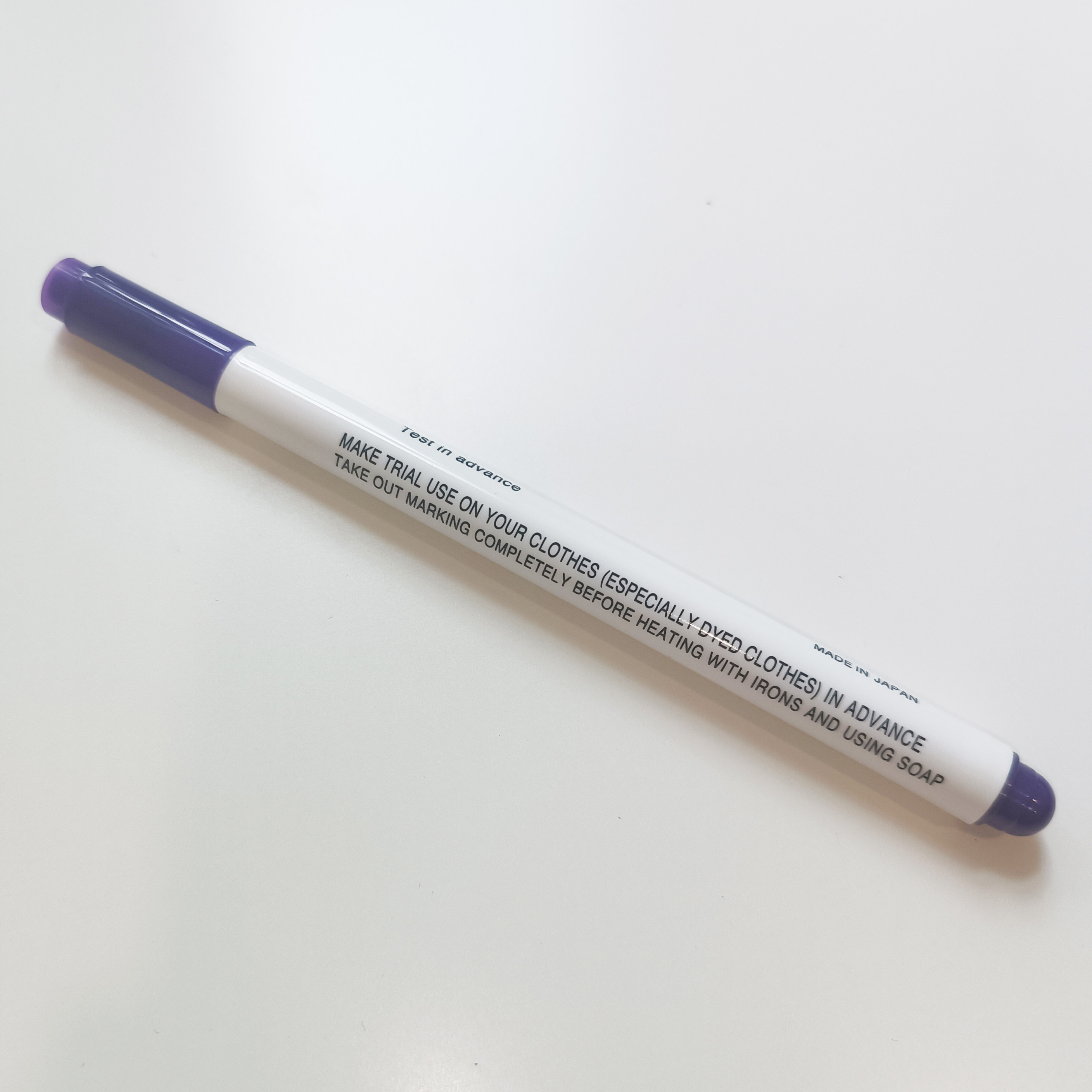 Auduma marķieris (gaisa dzēšama pildspalva)