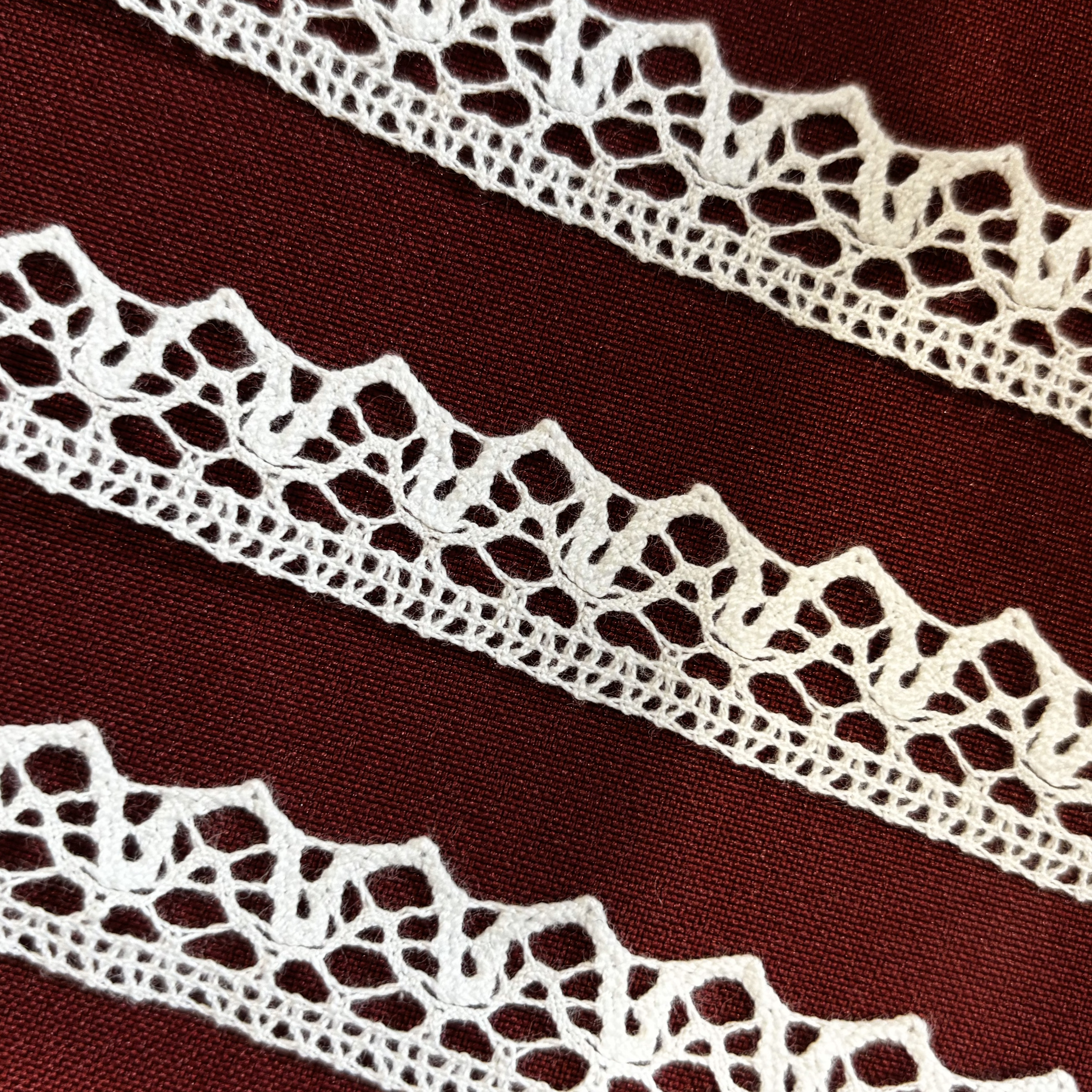 Mežģīnes 19mm kokvilna /2m