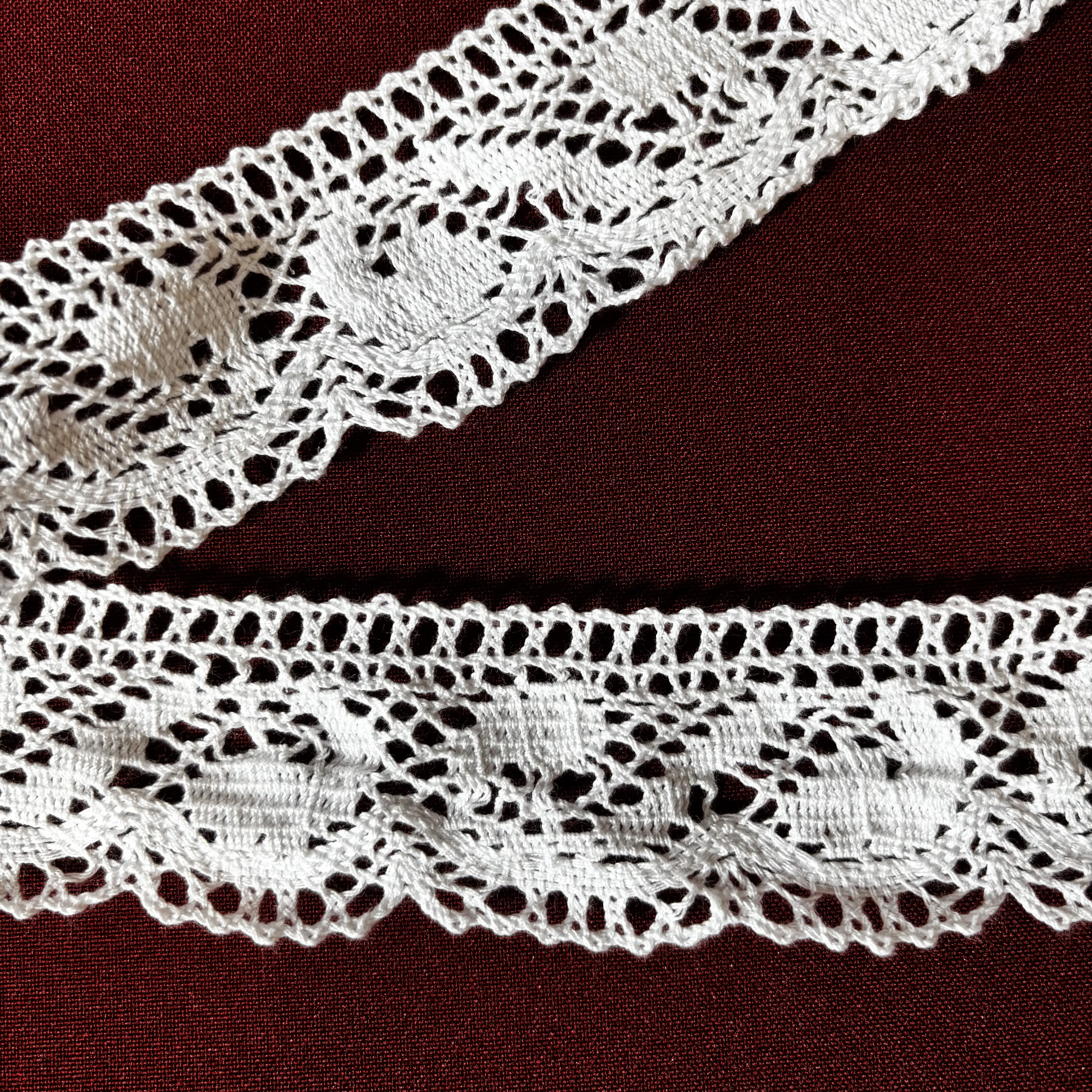 Mežģīnes 46mm kokvilna