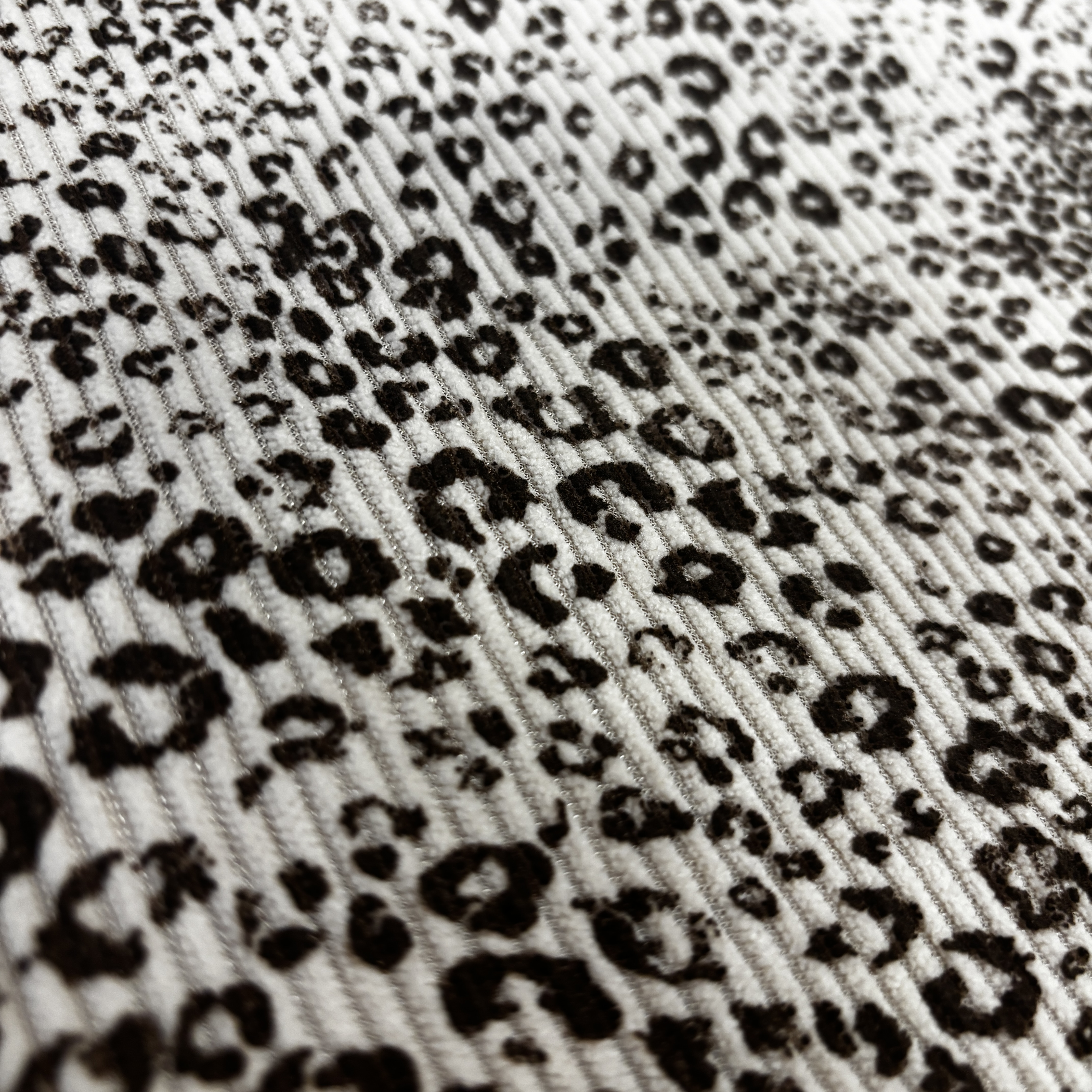 Baby Rib Cord stretch trikotāža LEOPARDS