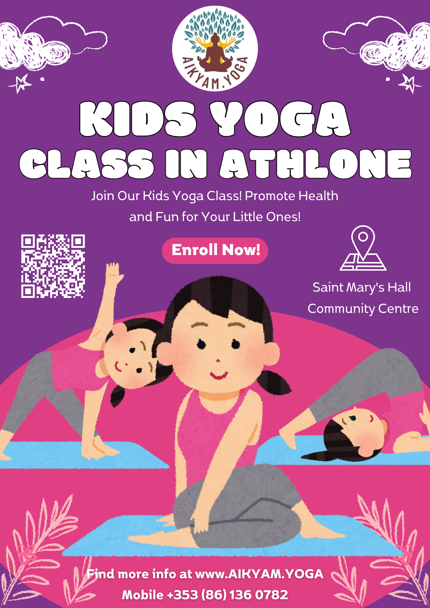 Kids Yoga Class in Athlone