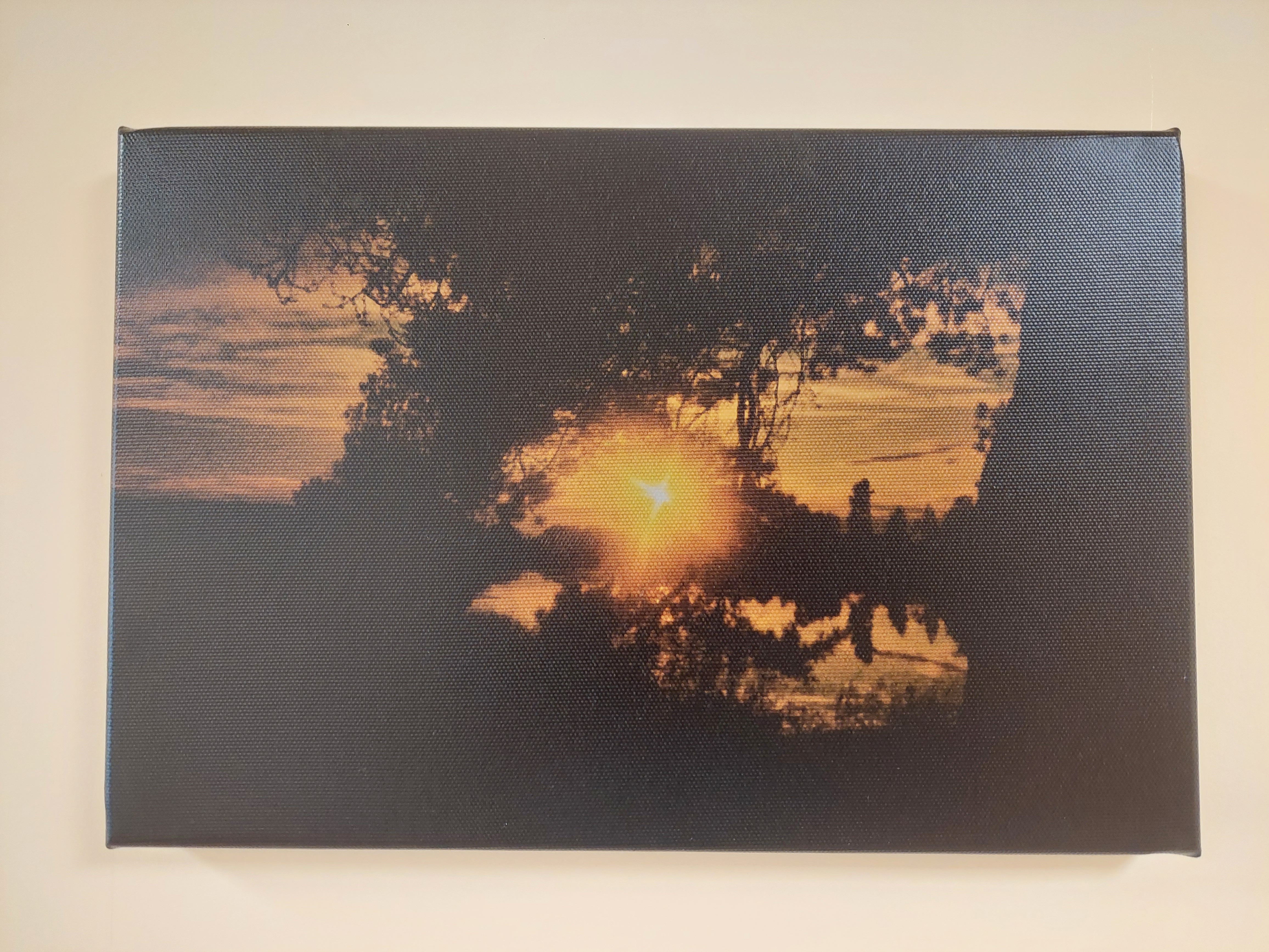 Fotografija ant Drobės "Vakaras"