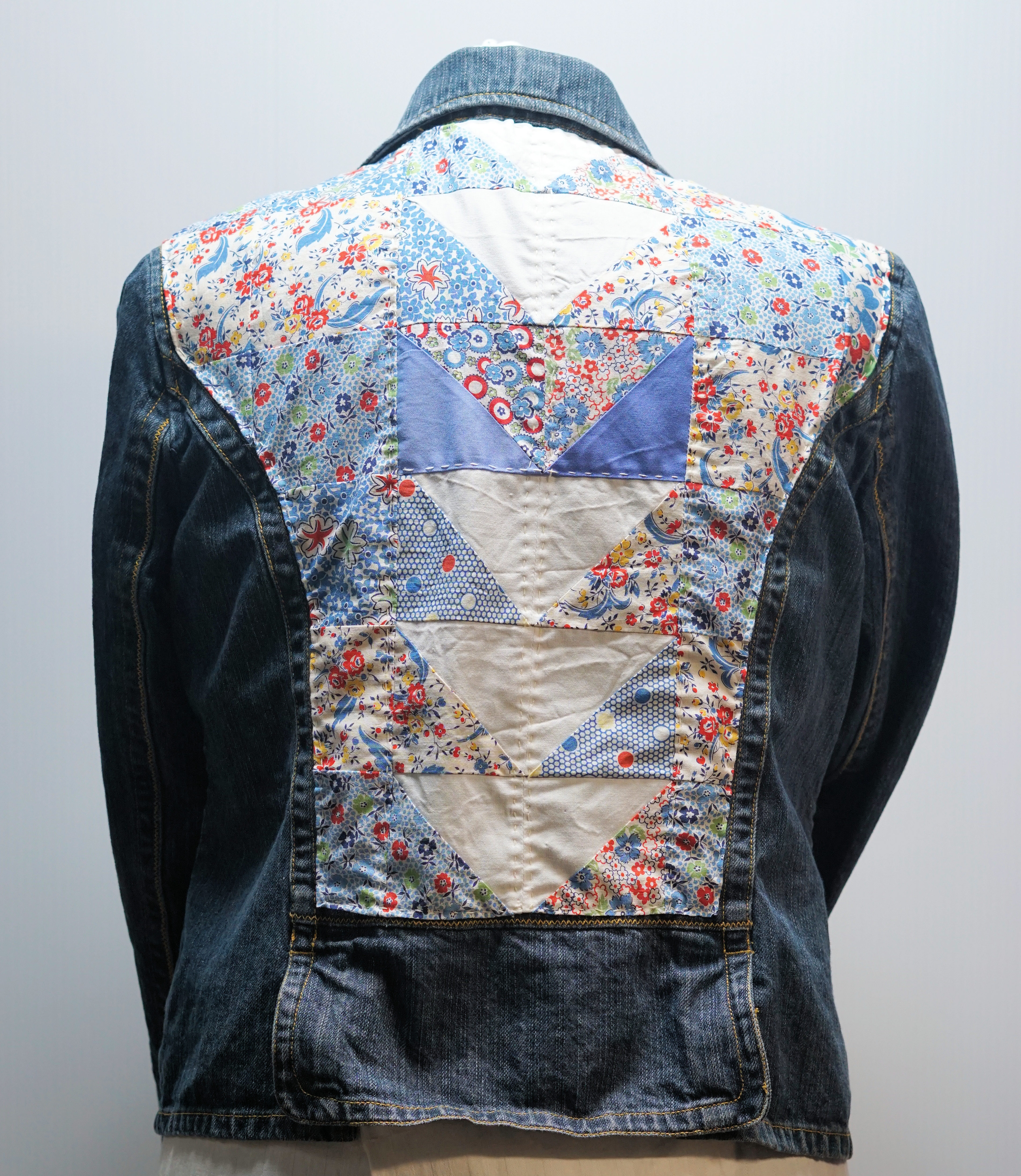 Clara Adult Upcycled Jean Jacket