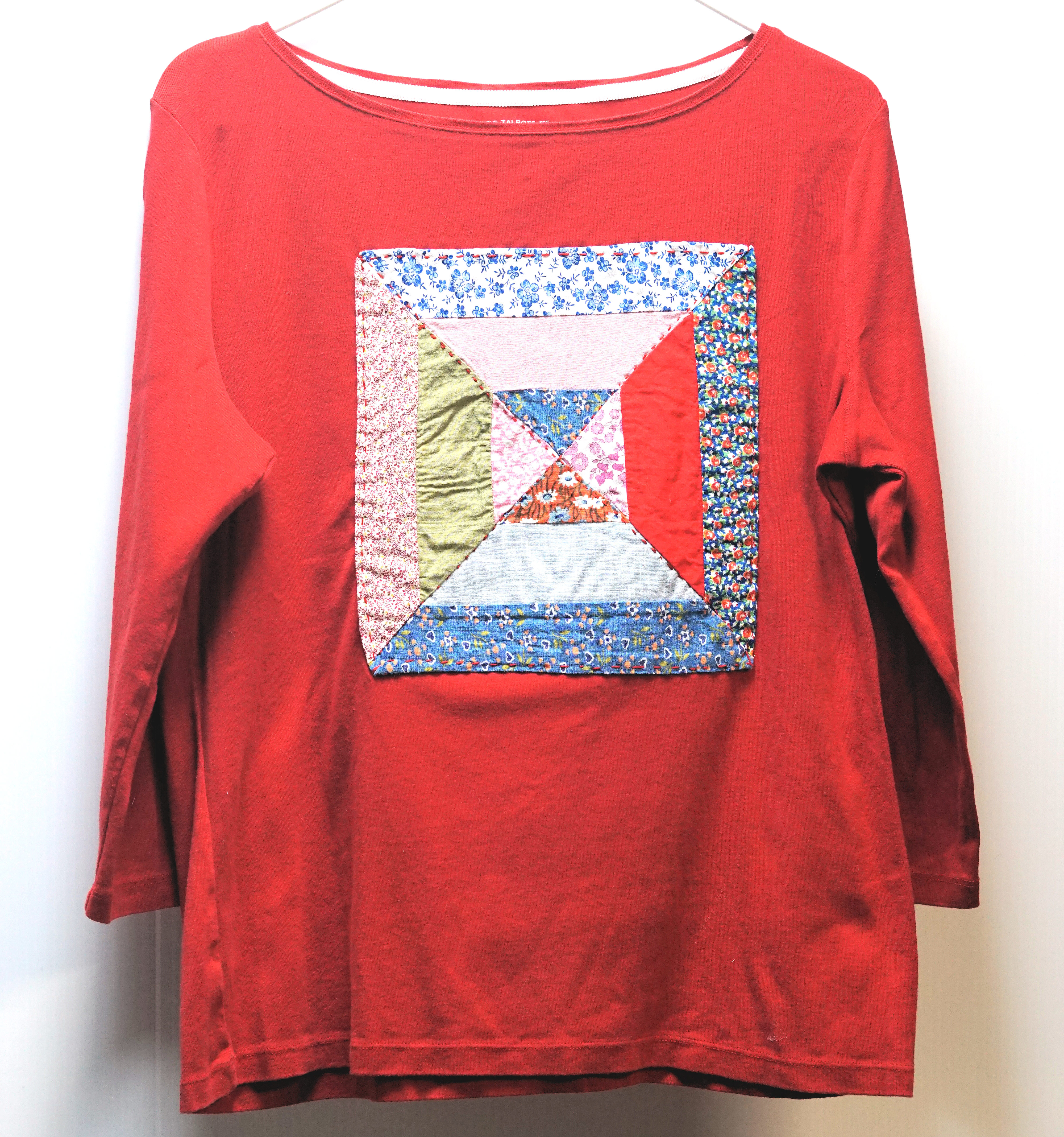 Red Upcycled Adult Top